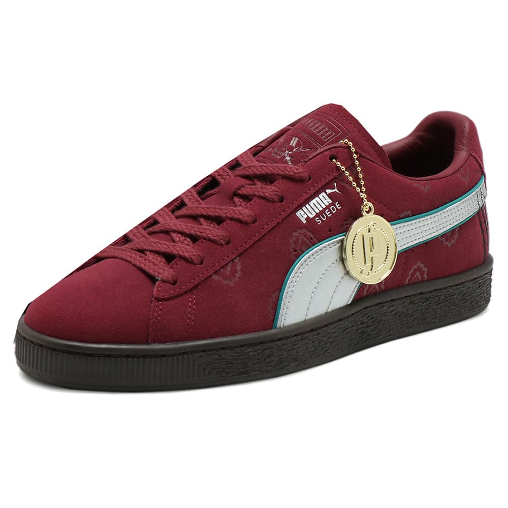 Puma Shoes Rs-X - PUMA รองเท้าผ้าใบผู้ชายหนังกลับสีแดง Haired Shanks X Op