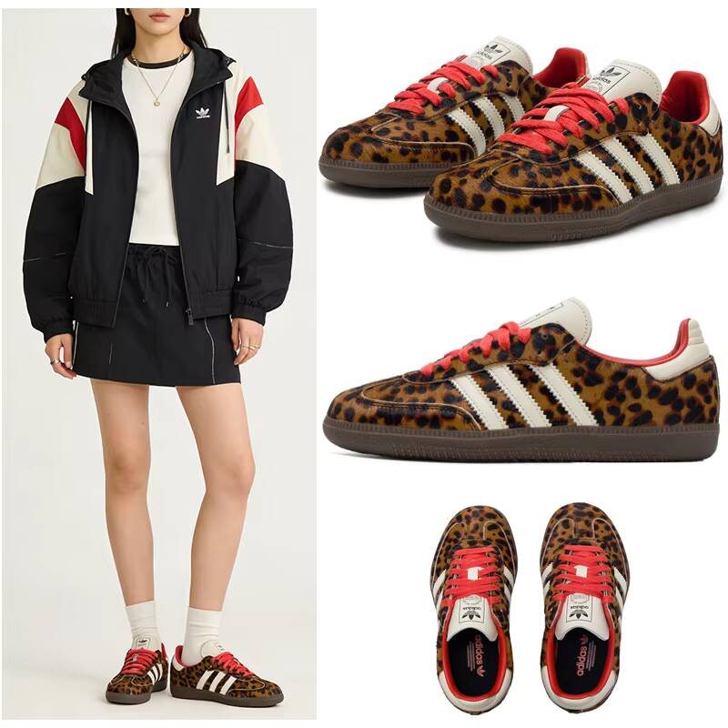 Adidas Shoes Gazelle - แซมบา อาดิดาส ออริจินัล OG รองเท้าสเก็ตบอร์ดสตรีรองเท้าผ้าใบดีไซน์เนอร์รองเท้าลำลองแบบสบายๆ JI2734