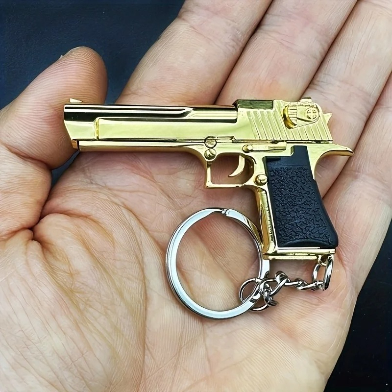 Rucksack Military Style - พวงกุญแจรูปปืนอัลลอยด์ Desert Eagle แบบถอดประกอบได้ รุ่น B13