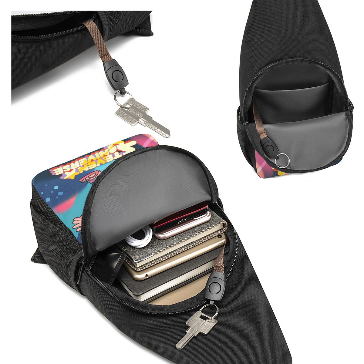 กระเป๋าคาดหน้าอกสตีเว่น ยูนิเว - Sling Backpack Shoulder บทวิจารณ์และราคา