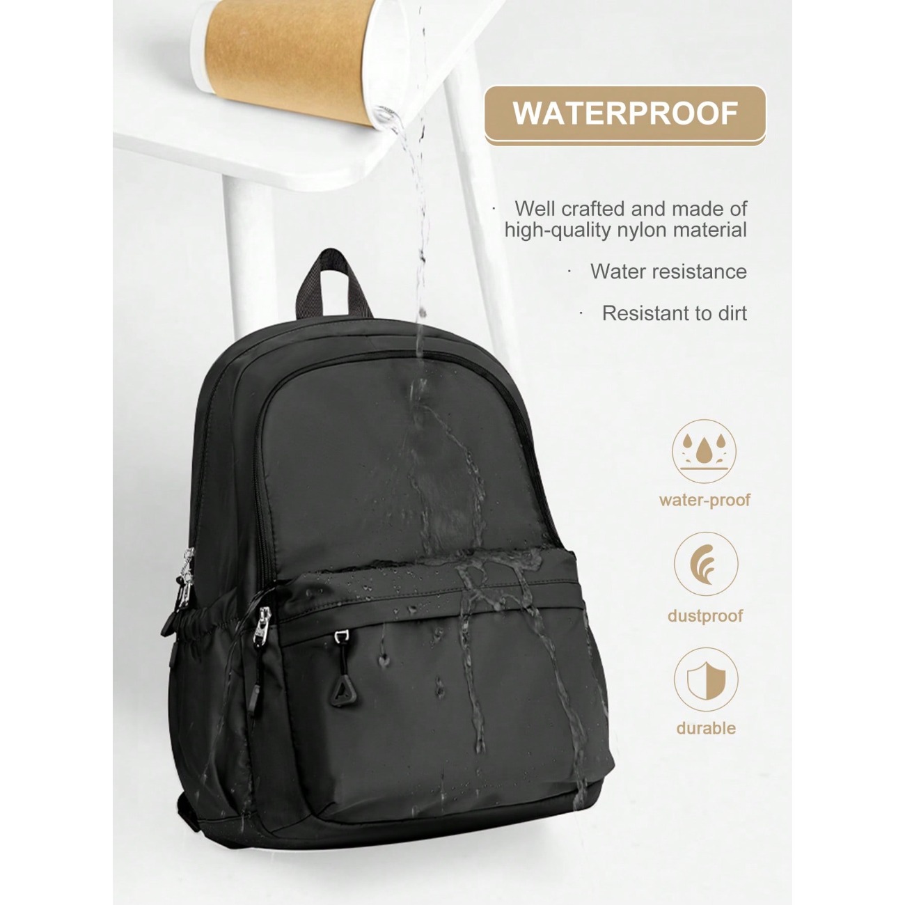 กระเป๋าเป้สำหรับนักเรียนระดับม - Laptop Backpack 15.6 บทวิจารณ์และราคา
