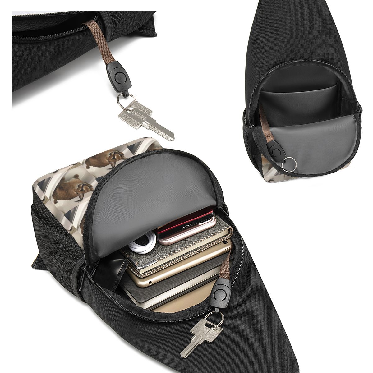 กระเป๋าคาดหน้าอก Big Floppa An - Sling Backpack Shoulder บทวิจารณ์และราคา